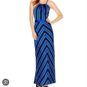 Guess New Maxi Nautical Sailor Striped Rope
Dress open back Size 6